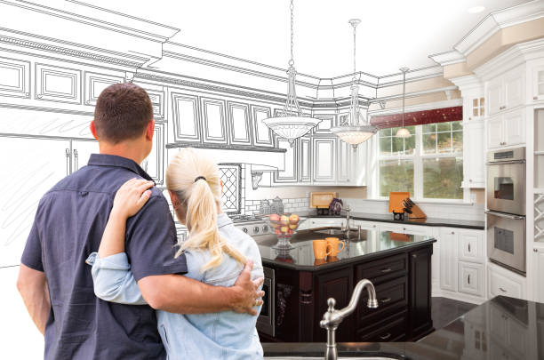 Custom kitchen cabinets installed in a Tempe home